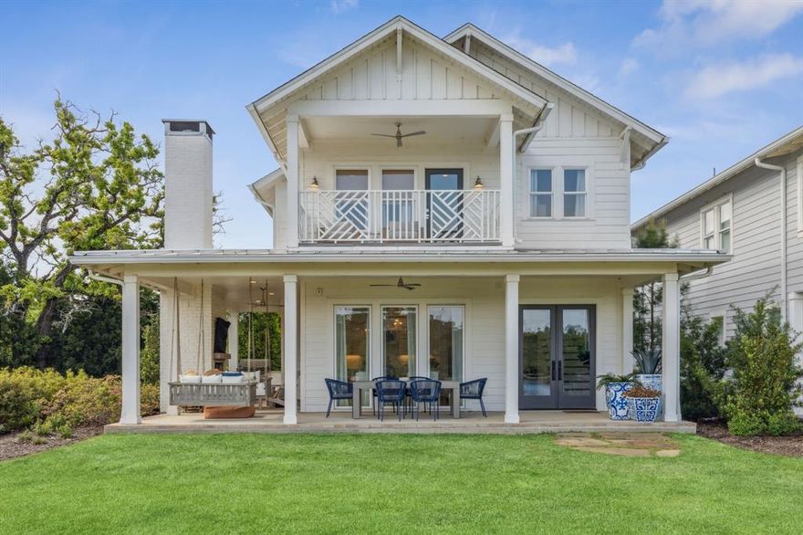 This Heron Porch Home blends Low Country charm with elevated finishes and a layout made for easygoing weekends. Designer details run throughout, from the open-concept kitchen and great room to the spacious upstairs loft and bunk room that sleeps ten. The oversized wraparound porch features a built-in grill, dining area, and lounge seating—perfect for relaxed gatherings with striking views of the pond. The home is fully furnished and includes a golf cart so you can start your weekend fun right away!  Just a short walk from Long Cove’s core amenities, this home is move-in ready and thoughtfully designed for entertaining and escape.