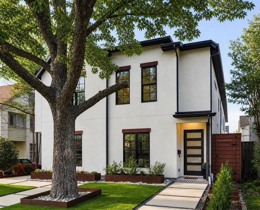 Nothing on the market in HPISD at this price point comes close to this level of quality of construction and high end finish out. This is a custom, no-compromise SFA where every detail was thoughtfully selected and it shows the moment you walk through the door. Modern elegance meets luxury living in this beautiful home on Druid Lane, a quiet one-way street steps from Highland Park High School. Exceptional walkability to Lovers Lane shops and restaurants. A light-filled entry and open floor plan set the tone immediately, wide plank white oak floors, abundant natural light, and designer finishes. The chef's kitchen boasts high end appliances with a 48-inch Wolf range with six gas burners and double ovens, ventless Vent-A-Hood, Wolf microwave, Sub-Zero refrigerator, custom cabinetry, and quartz countertops.  The open dining and living areas flow seamlessly from the kitchen, anchored by a fireplace and Windsor sliding doors that open to outdoor living. The first floor offers a flexible guest suite currently configured as a private office with an ensuite bath easily converted to a true guest bedroom by reconfiguring the shelving into a closet. A striking floating staircase leads to the second level, where two additional ensuite bedrooms flank a primary suite that feels like a five-star retreat: dual vanities, European fixtures, porcelain tile, oversized walk-in closet, and towel warmers. The third floor adds an ensuite bedroom plus two versatile living spaces currently a family room and game room ideal for media, fitness, play, or a private work-from-home environment. A large storage area off the game room opens into attic space, providing a level of storage rarely found in attached homes. Built to last: fully encapsulated foam insulation, Jeld-Wen windows, and 2x6 construction throughout. Two-car attached garage. No HOA. The finish level is unmatched. The location is irreplaceable. And at this new price, this is the most compelling value in HPISD.