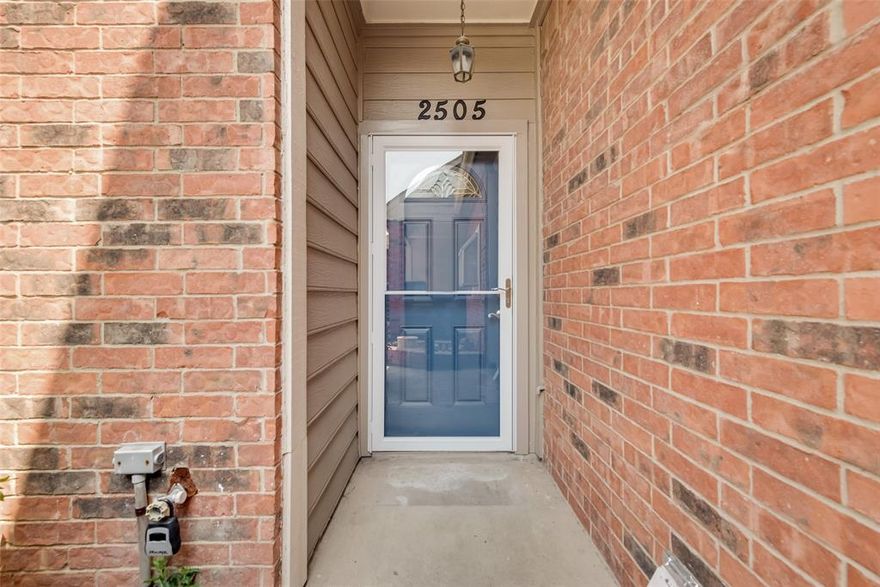 Welcome home to this charming and updated 2 bed and 2.5 bath townhome. Some of the updates that were done includes wood vinyl  (2021), outside AC unit (2020), window and blinds (2019). Upon entry, you’ll be greeted with a large open living room that includes a built in book shelf and wood burning fireplace. The kitchen has granite countertops, plenty of cabinet space and pantry storage in the utility room. Both rooms are located on the second level with their own en-suite bathroom. Primary suite include double sinks, separate shower and tub, and two closets! Private enclosed backyard and single car garage with storage space also included.