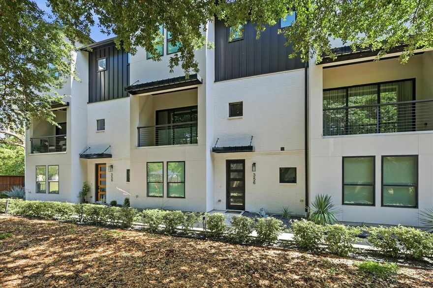 Experience turnkey, low maintenance living in the heart of Fort Worth’s highly sought after Linwood neighborhood. This stunning, like new home offers the perfect blend of luxury, comfort, and walkable urban convenience, just moments from premier shopping, dining, entertainment, and nightlife in the vibrant West 7th District. Ideally positioned directly on Linwood Park, the home provides a rare combination of city living with peaceful green space views right outside your front door. The first level features a private guest suite with ensuite bath and a spacious mudroom conveniently located off the attached garage. Upstairs, the second level showcases an open-concept living and kitchen area designed for entertaining, highlighted by a dramatic floor-to-ceiling sealed gas fireplace. The chef inspired kitchen is complete with a commercial style gas range, sleek modern cabinetry, and quartz countertops. The third level offers an additional ensuite bedroom, utility area, dedicated workspace landing, and an expansive primary retreat featuring a spa inspired bath with dual vanities, walk-in shower, and freestanding soaking tub. HOA dues include building insurance (approx. $2,500 annual savings), water, trash, and exterior maintenance creating an ideal lock and leave lifestyle. Conveniently located near Downtown Fort Worth, the Cultural District, Trinity Trails, Linwood Park, and some of Fort Worth’s finest dining and entertainment, this exceptional residence delivers elevated living in one of the city’s most desirable neighborhoods.