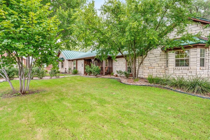 Beautiful Erath County 102 acre ranch!! Check this one out! Located between Stephenville and Hico on a paved county road! This ranch has been meticulously cared for and loved by the current owners for over 50 years! This ranch is as turn key as you can find! Bonus with this one... as seen in picture 3, Brazos Chex and Boots convey with the sell of property!! This one is really special! The custom built home has over 2800 square feet and features 4 bedrooms, 3 full baths, and office, two living areas and the coolest screened in back porches! The main addition was completed on the home in 2012, which included the addition of the full primary suite, bathroom, laundry room, as well as the second living area and dining area! The kitchen was completed updated in 2017. Step outside and you will see the custom built fencing around the home and pool, the in ground Gunite pool is heated and the cabana has a full outdoor kitchen!! There is a detached three car garage, and a heated shop for your motorhome! The ranch has a 2600 foot long grass landing strip for your airplane as well! The ranch is completely fenced and cross fenced! None of the improvements are visible from the county road, which make this property so very private!