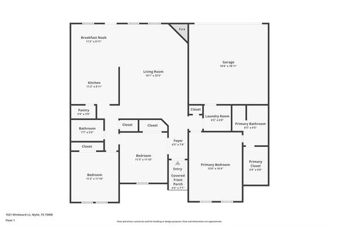 Tiny photo for 1521 Windward Lane, Wylie, TX 75098 (MLS # 21223733)