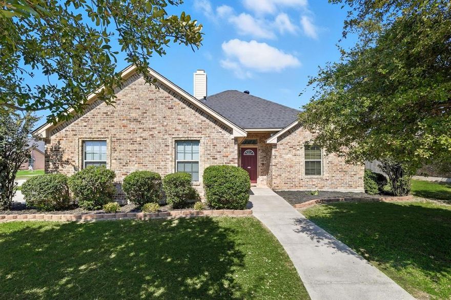 Welcome to 100 Turtle Dove in charming Krum, Texas—where small-town feel meets everyday convenience just minutes from Denton. This inviting home greets you with bright, open living spaces that flow effortlessly into a generous kitchen—perfect for meal prep, coffee chats, and game-day spreads. The private primary suite offers a relaxing retreat, while secondary bedrooms provide flexible space for guests, a nursery, or a home office. 
Step outside to a backyard that’s ready for weekend BBQs, pets, and play, with plenty of room to add a garden, firepit, or swing set. Thoughtful touches throughout—updated lighting, durable flooring, ample storage, and a practical laundry area make daily life easier. Brand new roof and privacy fence were installed just days ago. Located on a peaceful street near Krum ISD schools, parks, and local favorites, you’ll also appreciate quick access to I-35 and Denton for dining, shopping, and entertainment. If you’ve been searching for a friendly community, a comfortable home, and room to grow—this is the one. Schedule your showing today!