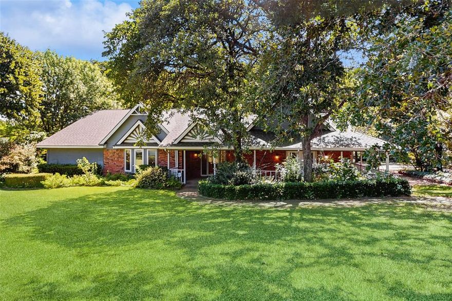 Discover a rare opportunity in the heart of Copper Canyon—over 2 private, tree-covered acres and a spacious single-story home with a pool. Situated in one of the area’s most sought-after acreage communities, this 2,888 sq. ft. property offers incredible potential for buyers looking for privacy, space, and the chance to customize a home to their personal style. This well-maintained residence features 3 large bedrooms, 2.5 baths, and multiple open living areas filled with natural light. The updated kitchen overlooks the sparkling pool and patio, creating the perfect flow for entertaining or enjoying quiet afternoons at home. The primary suite offers peaceful views of the backyard along with generous closet space and an en-suite bath.   Step outside to your own retreat—an expansive yard with mature trees, wide-open green space, and a resort-style pool surrounded by nature. With no HOA, the possibilities are endless: add a guest house, workshop, barn, or create an outdoor oasis tailored to your lifestyle. Copper Canyon is known for its peaceful country feel, low taxes, and equestrian-friendly environment, all while being minutes from Highland Village, Flower Mound, top-rated LISD schools, shopping, dining, and major conveniences.  If you're seeking space, privacy, and a home with exceptional potential on acreage, 917 Hillside Drive delivers the perfect blend of comfort, opportunity, and country charm. Don’t miss your chance to make this exceptional property your own.