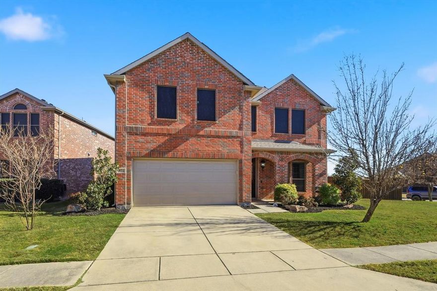 Enjoy your morning coffee with tranquil canal and greenbelt views from this immaculate home situated on a premium quarter-acre corner lot. Loaded with upgrades, this home features a striking mahogany front door, hand-scraped hardwood floors, and brand-new carpet. The formal dining room showcases an elegant light fixture and is ideal for entertaining. The gourmet kitchen offers stainless steel appliances, custom cabinetry, pendant lighting, and a classic subway tile backsplash. The spacious family room is highlighted by a beautiful cast stone fireplace. The private primary suite includes a luxurious bath with artistic tile flooring, framed mirror, and relaxing garden tub. Upstairs features a large game room and a fully wired media room. Generously sized secondary bedrooms provide plenty of space. The pool-size backyard is perfect for outdoor enjoyment. Community amenities include a pool, walking trails, and park.