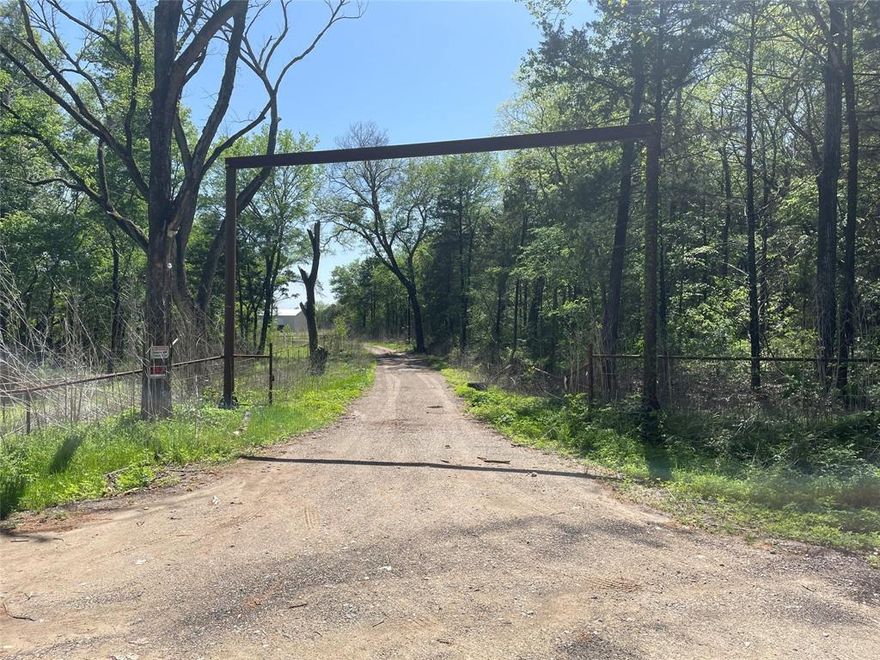 Secluded getaway or development opportunity! 48 acres mostly cleared, Pipe fence along approx one quarter of property, 5000sf metal building with 2BR, 2Bath 1500sf partially completed living quarters inside (per CAD) 3rd room that can be used as an office. There is a 10'x10' safe room that has all metal walls and metal door. 3 Separate Parcels offered together totaling approx. 48 acres - CAD 198521, 198522 and 197752. Acreage believed to be correct but buyer to confirm. Two small ponds up front with preliminary clearing and dirt work for larger pond.