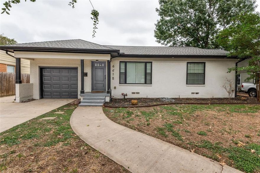 This charming home located in the heart of Dallas is the perfect combination of comfort and style. The thoughtfully designed layout, along with the open living and dining area create a relaxing feel. The kitchen has been updated, featuring pristine white cabinetry. and stainless steel appliances. The primary suite offers a generously-sized walk-in closet and an ensuite bathroom with a walk-in shower. The additional bonus room can easily transform into an office to work from home. The massive backyard with a privacy fence opens up endless possibilities for your outdoor enjoyment. Don't miss this one!