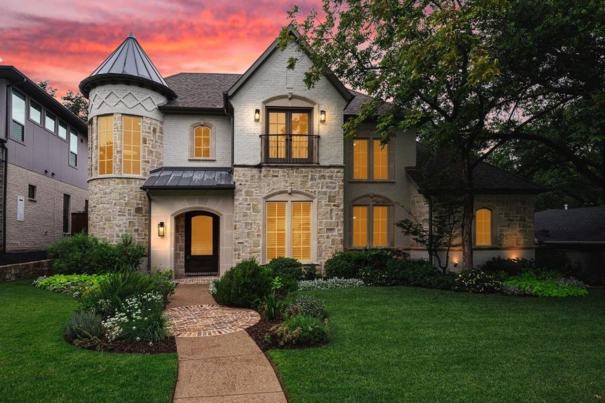 Wouldn't it be amazing to move into a completely remodeled & gorgeous and not lift a finger?  This phenomenal home was meticulously updated in 2022. From the stunning entryway & open floor plan to the vaulted ceilings & custom kitchen with top of the line appliances & built ins, this home is built for entertaining & ease. First floor has large kitchen with huge Quartz island, custom lighting, cabinetry, pot filler & built-ins, opens to vaulted LR with new FP and custom cabinets, separate wet bar w wine frig, mudroom, precious laundry room w washer dryer and dog shower, wine cellar, dining room. Gorgeous downstairs owners suite with vaulted ceiling, built in custom closet, spa-like bath with dbl vanities, marble flooring, freestanding tub, chandelier, dbl showers. You'll never want to leave! Downstrs has guest room, full bath w custom wallpaper & study w custom built-ins. Exterior completely painted.  Every single detail has been painstakingly renovated to perfection. Enjoy.