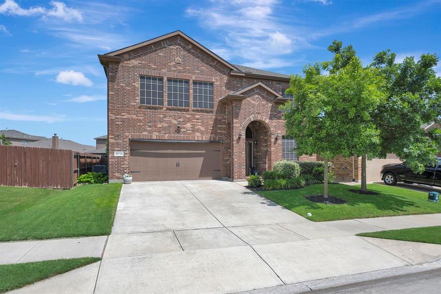 Situated on an oversized lot with a spacious backyard, this stunning 5-bedroom, 4-bath home offers the perfect blend of comfort, style, and functionality. Recent upgrades include fresh interior paint, beautiful hardwood floors, a new roof, solar screens, and an extended patio overlooking the sparkling pool—ideal for entertaining or relaxing outdoors. The flexible floor plan provides generous living spaces and room for everyone. Located in highly acclaimed Northwest ISD with quick access to major highways, this home combines convenience with exceptional living.