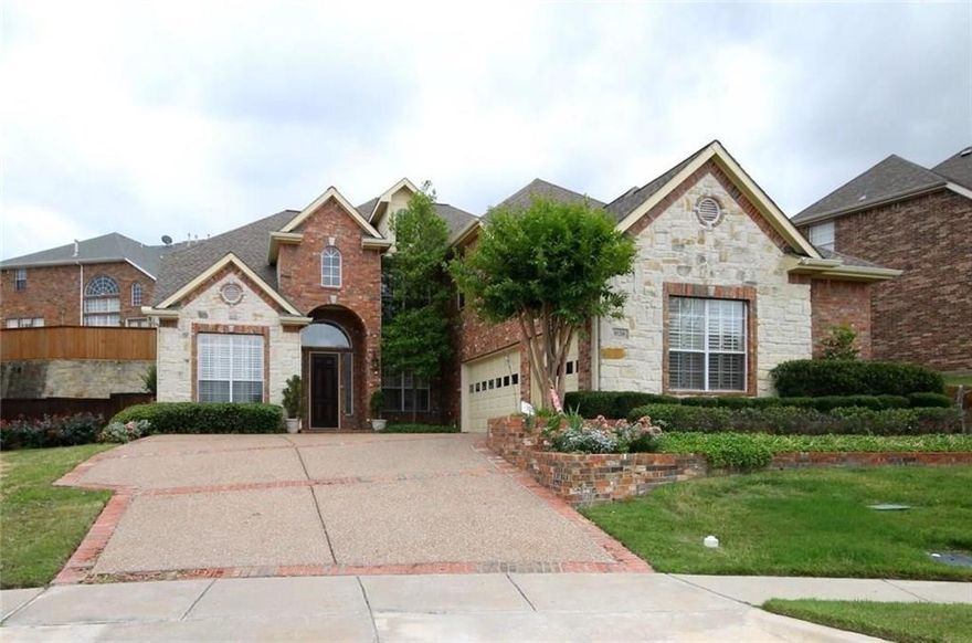 Location , Location and Location and you will find this gem of a North Facing Home located in Highly Sought-After Valley Ranch Area. Mapped to Exceptional Coppell ISD!. Upgrades Galore across the house. Granite counters in Kitchen and Master Bath; Granite front Fireplace;Granite Inlays in Ceramic tile floors. Hard Wood Floors and Tiles across entire first floor. Very Easy access to Major Highways.  Media Room!!!