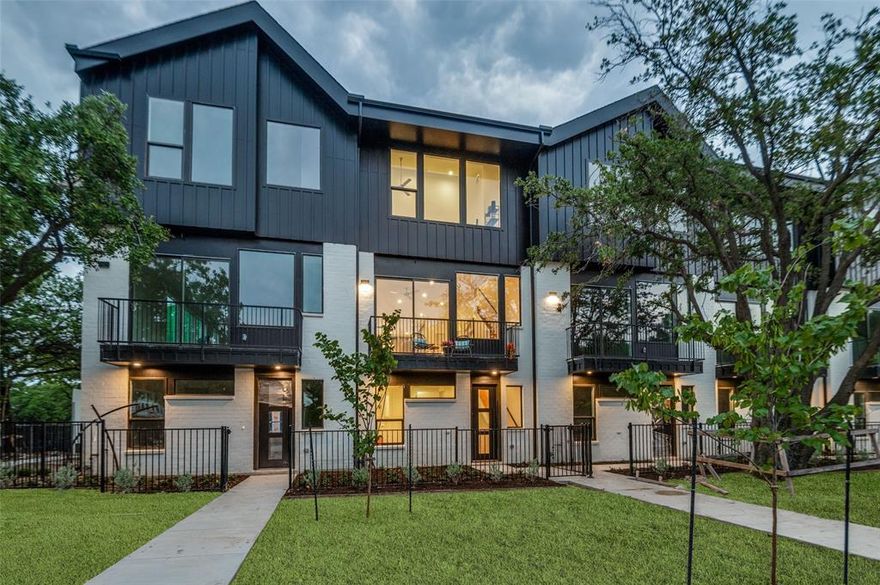 Welcome to Addison Reserve, a 31-unit, one-of-a-kind modern townhome community designed by AIA award-winning architects Far+Dang and built with superior craftsmanship by Cobalt Homes. Perfectly in the heart of the Addison entertainment district, this stunning development offers a blend of luxury, high-end design, smart technology, and walkable convenience near Addison’s top dining, parks, and entertainment. These 3-bedroom, 3.1-bath townhomes range from 2,050 to 2,500 sq. ft., featuring an open floor plan, up to 10-ft ceilings, and large-scale windows for abundant natural light. Interior highlights include solid oak nail-down hardwood floors, premium quartz countertops, custom soft-close cabinetry, and a premium Bosch stainless steel appliance package. Spa-like primary suite offers vaulted ceilings and five-fixture baths with double shower heads, backlit mirrors, and designer finishes. Each home includes a private ground-floor gated courtyard, a second-floor balcony, and a full-size two-car garage pre-wired for EV charging. Smart home features such as a Nest doorbell camera, smart thermostat, myQ-compatible garage, & built-in security system add convenience and peace of mind. Unbeatable Location: Walk to Addison’s best restaurants, enjoy nearby parks and trails, or take advantage of the free Addison Athletic Club just half a mile away. A 5-minute drive brings you to Whole Foods and Restaurant Row, while Legacy West, Dallas Galleria, and downtown’s entertainment districts are just minutes away. DFW Airport is a quick 30-minute drive. Residents get free membership to the Addison Athletic Club with a one-time fifteen-dollar application fee. Experience modern luxury in an unbeatable Addison location.USE 4150 Beltway for GPS*. Bldg 1 Sold Out!  Bldg 2 homes is approaching completion for spring and summer deliveries!  For sales on homes in Building 2 before May 30th, we are offering a $15K incentive that can be used for options, rate buydowns or price reductions.