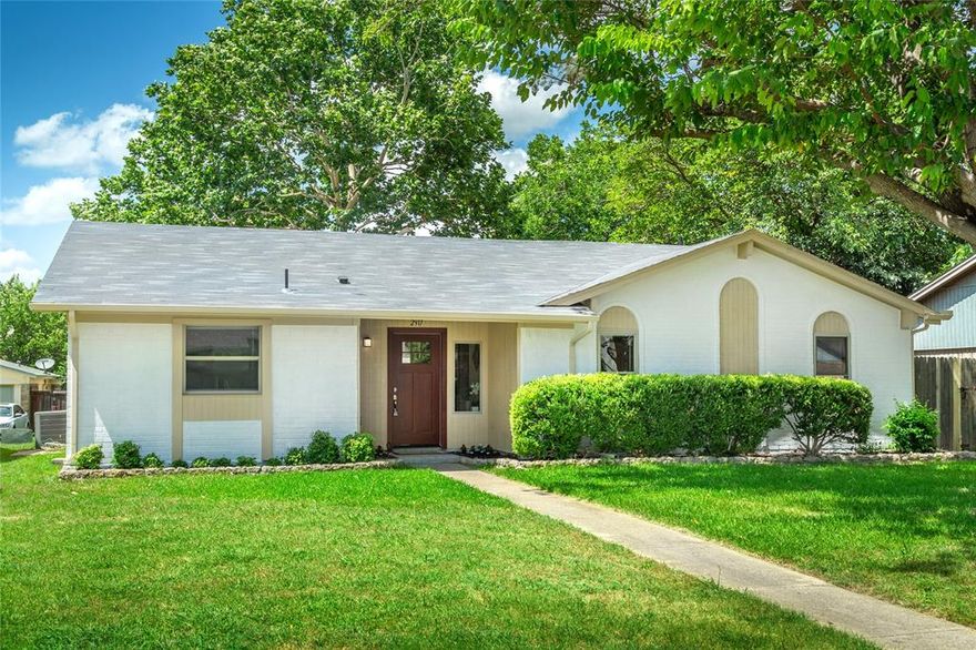 Beautifully remodeled home in move in Condition! Light and bright open floorplan. Fixtures are LED. Covered patio for entertaining. Attic has radiant barrier and has decking for extra storage. Washer, dryer and island stay with the property!