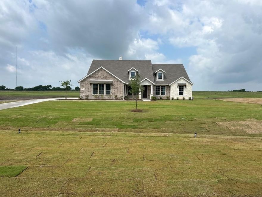 Estimated April 2026 completion! Ask us about our Trade In Trade Up program, we can buy your home! We are excited to introduce a brand new floor plan called the Salado! The entry is open to a bright flex Room on the right. The private owner's suite is separate from bedrooms 2 through 4. The owner's suite is complete by including a garden tub, separate shower, private commode, walk in closet, and dual, separate vanities. Adjacent to the owner's suite is the large living room with a fireplace option and open to the spacious island kitchen.