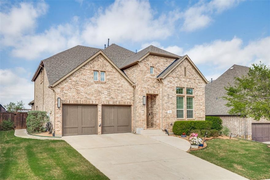 Immaculate and move-in ready, this two-story home offers a flexible floor plan, spacious living areas, and thoughtful outdoor living. The private primary suite is tucked at the rear of the home and features a soaking tub, separate shower, dual vanities, and a large walk-in closet. Solid hardwood floors run through much of the downstairs, where you will also find a vaulted ceiling, dedicated office, secondary bedroom, and full bath. Upstairs includes two additional bedrooms, a full bath, plus a game room and media room for added living and entertaining space. The light-filled kitchen offers abundant counter space, generous cabinetry, and a walk-in pantry. Step outside to an extended patio with built-in grill and a large fenced yard complete with an arbor and seating area. Tandem-style 3 car-garage allows for lots of storage space. Fairway Ranch residents enjoy access to a resort-style community pool, jogging trails, playgrounds, and catch-and-release ponds. Conveniently located near shopping, dining, and major commuting routes, this home combines everyday comfort with community amenities in one of Roanoke’s most desirable settings.