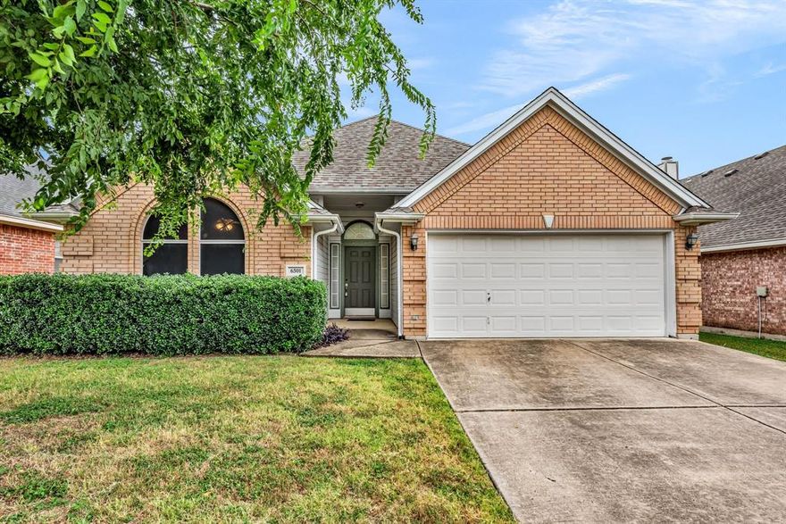 This beautifully maintained home features custom details throughout, including elegant arches and an open-concept kitchen that flows seamlessly into the living area. The spacious primary suite boasts dual sinks and a relaxing garden tub. Enjoy the privacy of a split-bedroom layout, cozy up by the fireplace, and take in the serene fenced backyard with mature trees. Additional upgrades!!! Brand new large 50 gallon hyper efficient electric water heater installed in September of 2022, brand new complete exterior and interior HVAC with heat pump installed in August of 2022, and roof replaced with high grade Class IV shingles in just 2016!!  

Conveniently located near shopping, dining, parks, schools, and playgrounds. So much to love—come see for yourself! Buyer to verify all information.