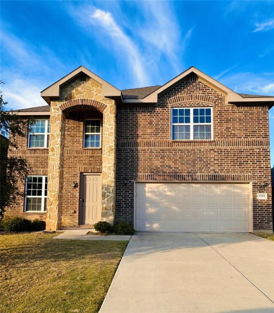 Welcome to this beautifully maintained 3-bedroom, 2.5-bathroom home perfectly situated in the highly sought-after Alliance Square community! Step inside to discover an inviting open-concept layout featuring a spacious living area filled with natural light, ideal for entertaining or relaxing after a long day. The modern kitchen offers sleek countertops, stainless steel appliances, and ample cabinet space—perfect for everyday cooking or hosting gatherings. Upstairs, you’ll find a versatile game room, ideal for a media space, home office, or kids’ play area. The primary suite boasts a large walk-in closets and a sitting area along with a huge bathroom with dual sinks and a separate shower. Two additional bedrooms share a well-appointed full bath, offering plenty of space for family or guests. Located in the heart of Alliance Square, this home offers unbeatable convenience—minutes from top-rated schools, shopping, dining, and major highways for an easy commute.