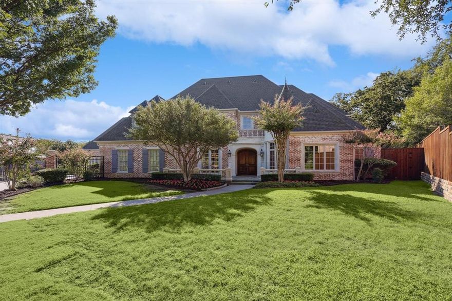 Located in The Reserve in Coppell this home redefines luxury living. Situated on a lush half-acre lot, this home offers timeless elegance. Five sumptuous bedrooms grace this home. Work from the elegantly designed private office. The updated custom kitchen, featuring top-of-the-line appliances & exquisite finishes embodies culinary excellence. The kitchen extends into the breakfast area & family room with amazing views of the backyard. Fully equipped wet bar & wine closet is ideal for entertaining. A separate mudroom keeps your home organized. Upstairs includes a game-media room with wet bar, an additional laundry room, & a loft with a built-in desk. Step outside to a private backyard paradise with a sparkling pool & spa, cabana & outdoor kitchen, 2 fireplaces, & ample covered & open patio spaces. Walk to Grapevine Springs Park & attend exemplary Coppell schools. Every detail in this Terry Holmes custom-built home reflects uncompromising quality & craftsmanship. Your dream home awaits!