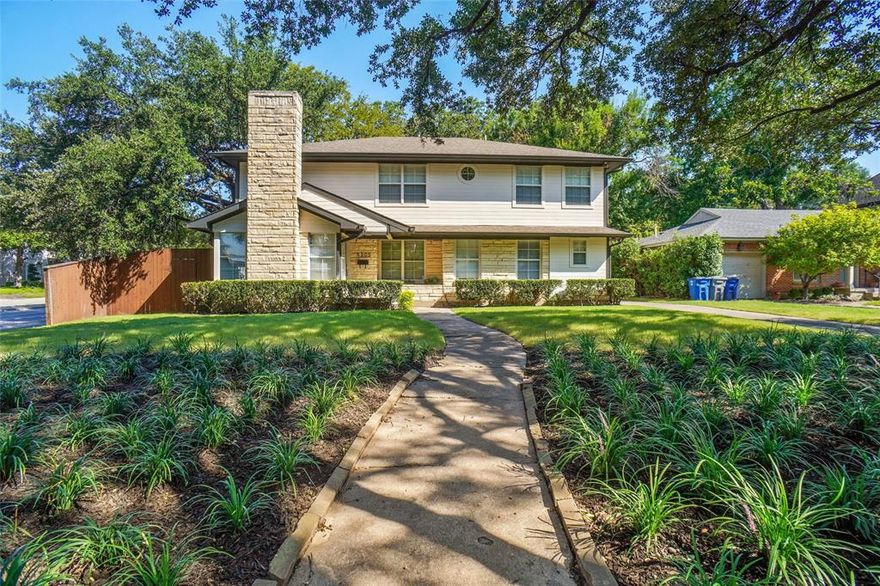 Introducing one of the most exciting homes in NW Dallas in one of Dallas’ most unique and desirable neighborhoods; where location and lifestyle meet unmatched value. This home offers the perfect layout for large families, multi-generational living, or SMU students looking for both comfort and convenience. Longing to upsize so everyone has their own space? You’ll love the primary suite and guest suite, both on the 1st floor. Upstairs, discover 3 oversized bedrooms, a private study, 2 full bathrooms, and a cozy media room that brings everyone together. No renovations, no headaches—just move right in. With a fully updated kitchen, fresh floors, new paint, fixtures, exterior upgrades, and lush new sod, all that’s left to do is set your furniture down and start living. Undefeated proximity: 10-min walk to Inwood Village. 2-min Uber to Lovers Lane dining & shopping. 8-min commute to SMU. 10-min commute to Downtown or Parkland. 5 min to Dallas Love Field, 20 min to DFW Airport. 10 min to Dallas’ top private schools! This is more than a house—it’s a lifestyle upgrade dripping with value. Don’t wait. Call your Realtor today and schedule a private showing before it’s gone!
