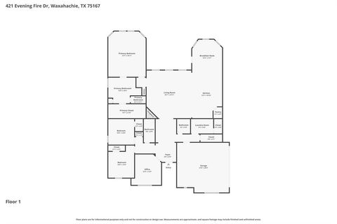 Tiny photo for 421 Evening Fire Drive, Waxahachie, TX 75167 (MLS # 21197108)