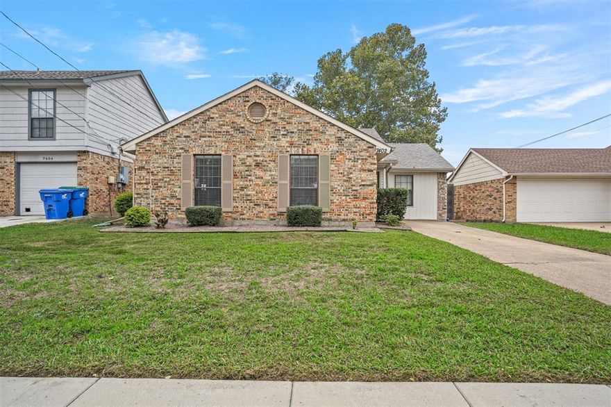 Beautiful 3-2 in Rowlett, Tx! Garage has been converted to the Primary Bedroom! Light and bright OPEN floor-plan greets you upon arrival featuring soaring ceilings, plenty of natural light, and sight-lines to the Kitchen! Large L-shaped Kitchen with plenty of prep and storage space! You'll love cooking in this Kitchen! Spacious Primary Bedroom off of the Living Room! Both Guest Bedrooms are a good size. Fenced-in backyard featuring nice storage shed is perfect for entertaining or relaxing! 

***Brand New Roof Will Be Installed Prior To Closing*** ***Foundation work done with transferable Warranty***