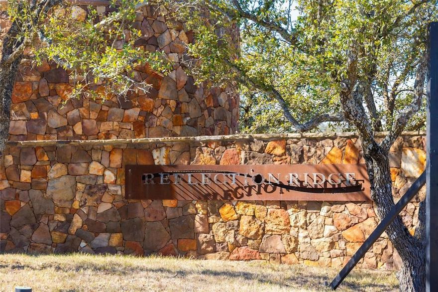 Located in the highly desirable gated community of Reflection Ridge at Feather's Bay on Lake Brownwood, this half acre waterfront lot offers fanatic view of the lake. Perfect place to build your new lake home or weekend getaway. Lot owners have access to all the amenities of The Hideout Resort. Amenities include golf, pool, tennis, pickleball courts, boat ramp, private boat storage, use of the restaurant and bar, RV parking and.  use of the onsite cabins. Perfect place to come out and enjoy all the water activities and you have a place golf as well. Access to the restaurant and bar is a huge plus too. Check with The Owners Association for details.