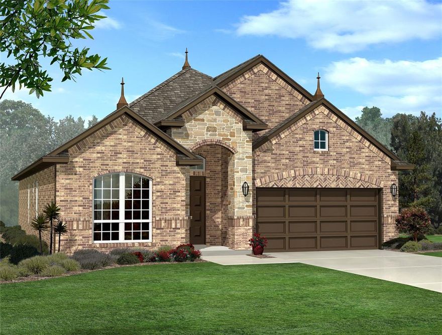 BEAUTIFUL NEW HOME BY AMERICA'S BUILDER D.R. HORTON in the FABULOUS NEW COMMUNITY of AVALON in ARGYLE!!! The Ash Single Story 4-2-2 open floorplan - Elevation B with an estimated Spring 2023 completion. Gorgeous Home with large Chef's Kitchen, Quartz Countertops, 42 in upper cabinets, Tiled Back splash, Island, Pot and Pan Drawers, Pendant lights, Stainless Steel Built-In Appliances, Gas Cooktop, Butler’s Pantry and W-I Pantry. Luxurious En-suite with dual sink vanity, Garden Tub, separate Shower with seat and large W-I Closet with optional door to Laundry Room. Designers Pkg with Tiled Entry, Halls, Wet areas and Family Room. Quartz top 2nd Full Bath Vanity, Home is Connected Smart Home Technology and Tankless Water Heater. Front Elevation Coach lights, covered back Patio, Landscape Pkg with Gutters, Sprinkler System and more! Close proximity to Historic Downtown Denton, DFW International Airport, TX Motor Speedway and Tanger Outlet Mall with numerous Shops and Restaurants.