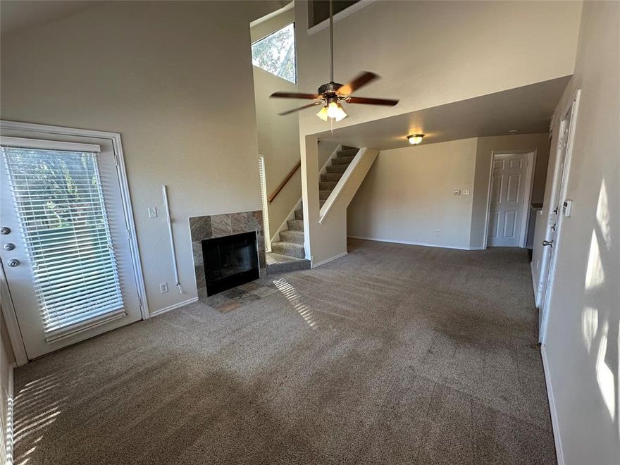 Set within the Richland Trace community, this two-level condo offers comfort, convenience, and a smart option for both owners and investors. 

The main level features an open living and dining area centered around a cozy fireplace, along with direct access to a lovely patio. The kitchen includes a full suite of appliances—refrigerator, electric range, oven, microwave, and dishwasher—and plenty of cabinet storage. The first floor also includes a spacious secondary bedroom with a washer and dryer, making it perfect for guests, roommates, or a flexible office setup.

Upstairs, the primary bedroom enjoys its own full bath with dual sinks and added privacy as the only room on the second level.

Additional features include central heating and air, ceiling fans, and assigned parking. HOA dues include water, sewer, trash, and front yard maintenance for easy, low-maintenance living.

The community provides quick access to Richland College, Texas Instruments, and the Telecom Corridor, with nearby shopping and dining at Richardson Square, Galleria Dallas, and Lake Highlands Town Center. Outdoor enthusiasts will love proximity to the White Rock Creek Trail and nearby parks, while commuters enjoy seamless connections to 635, 75, and the DART rail.