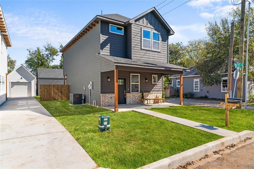 Located in the heart of Cleburne, this newly built two-story home offers a thoughtful blend of comfort, function, and clean design. With 3 bedrooms, 2.5 baths, and 1,311 sq. ft. of well-planned space, it’s ideal for anyone who values modern finishes without sacrificing warmth and practicality.

The main level opens into an airy living area that flows into a contemporary kitchen outfitted with quartz countertops, stainless steel appliances, a large island with seating, and a walk-in pantry. A powder bath, storage closet, and direct access to the covered patio make the first floor as convenient as it is inviting.

Upstairs, the primary suite features a private bath with a standing shower and a generous walk-in closet. Two additional bedrooms share a full bath, and the nearby laundry room includes built-in shelving for everyday organization. Outside, a detached single-car garage and fenced backyard provide both privacy and space to unwind.

There are three of these homes available on N Robinson Street, each featuring the same modern layout and finishes. The white home is staged to help you picture how easily the space adapts to your lifestyle.

Set in a walkable neighborhood minutes from downtown Cleburne, you’ll have quick access to local shops, restaurants, parks, and schools. It’s a place that feels connected yet calm—just the right mix for those who want a slower pace without being far from what matters most.