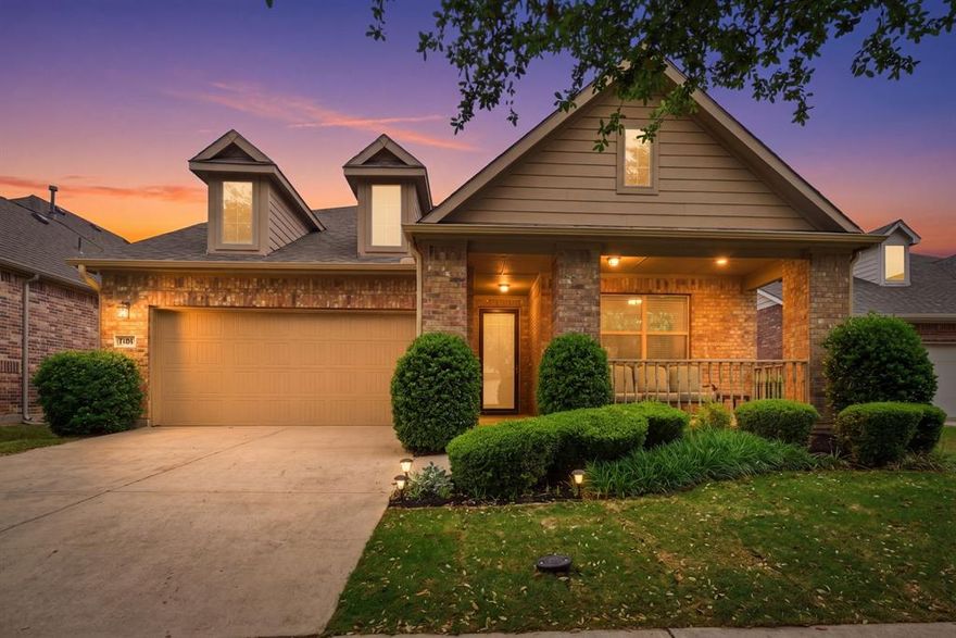 The best of active adult living is here. Nestled within the exclusive 55+ enclave of Isabella Village at Savannah, this exceptionally maintained single-story home offers the perfect blend of comfort, community, and low-maintenance lifestyle. Featuring brand new flooring throughout the common spaces,  the home feels bright and move-in ready from the moment you step inside. 
The thoughtfully designed open floor plan maximizes every square foot, while soaring high ceilings and warm neutral tones create a bright, welcoming atmosphere. The chef-inspired kitchen boasts granite countertops, traditional oak cabinetry, designed for both everyday living and effortless entertaining. The spacious primary suite includes a garden tub, dual vanities and a walk-in shower. Off the primary bath you'll find a spacious closet with storage floor to ceiling. 
Front yard maintenance is included, giving you more time to enjoy everything this vibrant community has to offer. As a resident of Isabella Village, you'll have exclusive access to Club Isabella, your private 55+ amenity center featuring a fitness center, pool, aerobics studio, ballroom, card room, bocce ball courts, and a packed social calendar with yoga, Zumba, poker nights, book club, and more.
Your home also unlocks full access to the resort-style amenities of the broader Savannah master-planned community, including the 20,000 square foot Club Savannah, multiple pools, tennis courts, basketball court,  sand volleyball court, a water park, multiple stocked fishing lakes, multiple dog parks, and scenic walking and biking trails. Located near US 380 with easy access to shopping, dining, and medical facilities, and just 35 miles from Dallas, this is the active adult lifestyle you have been waiting for.