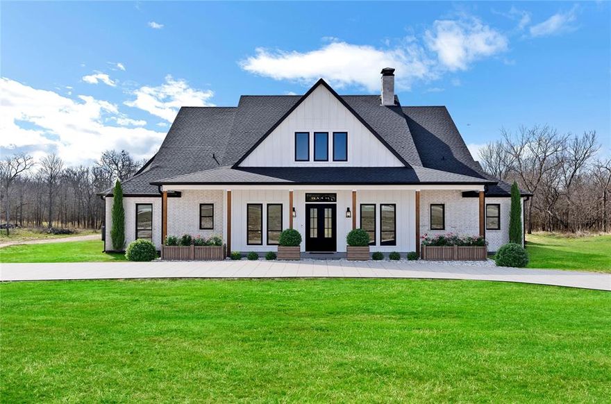 Experience refined living in this stunning custom-built home nestled within an exclusive gated community in Rockwall County, where each homesite is surrounded by protected conservation land—creating a rare sense of space, privacy, and natural beauty. Situated on a 2.21-acre cul-de-sac lot, this 4,179 square foot, 1.5-story residence is thoughtfully designed for both everyday comfort and elevated entertaining. The home features four spacious ensuite bedrooms, four full bathrooms, and two half baths, offering exceptional privacy for family and guests alike. Inside, you’ll find three expansive living areas, a dedicated office, and two fireplaces that add warmth and sophistication throughout. The primary suite is a true retreat with his-and-hers walk-in closets, while the oversized 3+ car garage provides ample space for vehicles and storage. Additional highlights include spray foam insulation for energy efficiency and a covered patio perfect for relaxing or entertaining while enjoying the serene, nature-filled surroundings. This is a rare opportunity to own a custom home that seamlessly blends luxury, privacy, and the beauty of its natural setting. Seller is offering a $25,000 Credit to Buyer with acceptable offer to be used towards closing costs or interest rate buy down.