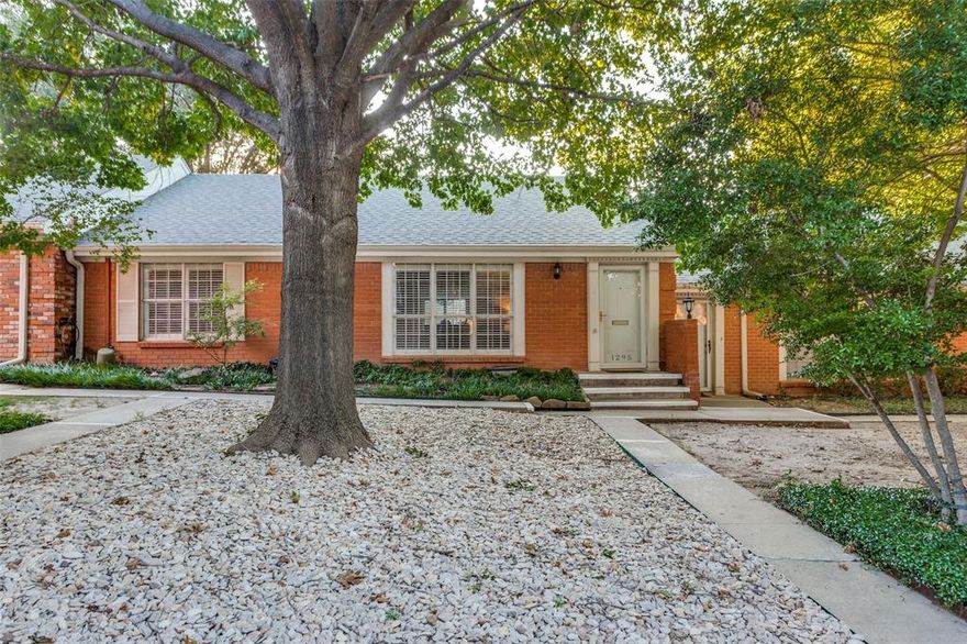 Experience the charm of Fort Worth living at 1295 Roaring Springs Road, nestled within the highly desirable Indian Creek community. This beautifully updated home combines classic architecture with stylish finishes, offering a perfect blend of comfort and convenience in one of the city’s most established neighborhoods. Step inside to find an inviting living area with abundant natural light, crown molding, and an open flow between spaces - ideal for both everyday living and entertaining. The renovated kitchen features quartz countertops, stainless steel appliances, designer lighting, and bar seating that connects seamlessly to the dining area. Both bathrooms have been tastefully refreshed, while the bedrooms include generous storage and built-ins that add personality and function. Enjoy morning coffee or evening gatherings in the private brick courtyard - a tranquil retreat framed by mature trees. Within Indian Creek, residents enjoy resort-style amenities, including a sparkling community pool, tennis and pickleball courts, and a welcoming clubhouse surrounded by beautiful mature trees. The neighborhood’s peaceful atmosphere is balanced by its unbeatable location — just minutes from Shady Oaks Country Club, Rivercrest, Clearfork, and Fort Worth’s vibrant cultural and dining scene. 1295 Roaring Springs delivers a rare combination of character, comfort, and community - a place to truly call home.