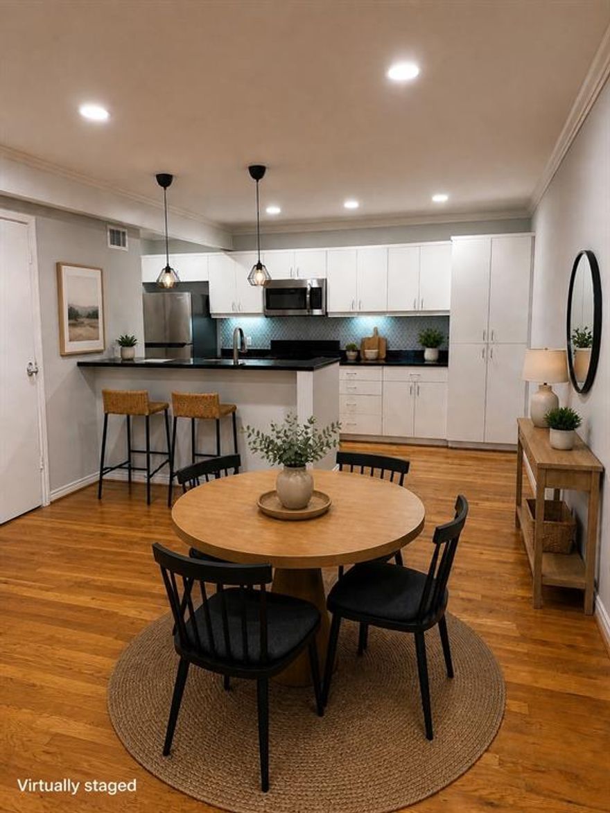 Live in the heart of it all—just steps from the Katy Trail, Cole Park, West Village, Knox-Henderson, and Clifton Club. This beautifully updated 2-bedroom, 1.5-bath condo puts some of Dallas’s best dining, shopping, and outdoor spaces right outside your door in one of the city’s most walkable neighborhoods.Inside, the open floor plan is filled with natural light and features hardwood floors and modern finishes. The kitchen offers granite countertops, stainless steel appliances, and an easy flow for everyday living or entertaining.Upstairs, you’ll find two spacious bedrooms, a shared full bath, and a conveniently located stackable washer and dryer. Recent updates include new exterior windows, recessed lighting, fresh paint, updated backsplash, and new carpet throughout the second level.