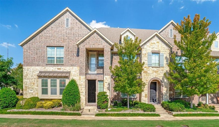 SUPER AFFORDABLE TOWNHOME in CRAIG RANCH. FRISCO ISD. Motivated Seller. Discover this beautifully upgraded luxury townhome nestled in the charming Greens at Stacy Crossing community in McKinney. This home features 2 spacious bedrooms, walk in closets in each room, 2.5 baths, a 2 car garage, a tankless water heater, lots of upgrades throughout. Pretty wood grain ceramic tile on first floor. Open concept floor plan that seamlessly connects the living, dining, and kitchen areas, creating the perfect space for both everyday living and entertaining. Modern kitchen with sleek countertops, modern appliances, and plenty of cabinetry. Brand new laminate flooring on the second floor. Second floor includes master suite, walk-in closet, complete with an en-suite bathroom offering dual sinks and a walk-in shower. One secondary bedroom that has a balcony. A roomy 2-car garage with extra storage adds convenience. Refrigerator, Washer and Dryer included. Enjoy low-maintenance living with HOA covering exterior landscaping, watering, and sprinkler care. Community amenities include a clubhouse and a pool, all withing walking distance from the house. Quick access to Hwy 121. Conveniently located with quick access to premier shopping, dining, and entertainment at HUB 121, Allen Premium Outlets, Fairview Town Center, Stonebriar and historic downtown McKinney. Collin County Community College is only 5 minutes away.
This townhome offers the perfect blend of comfort, style, and location—don’t miss this opportunity!
Information Deemed Reliable, but not Guaranteed.