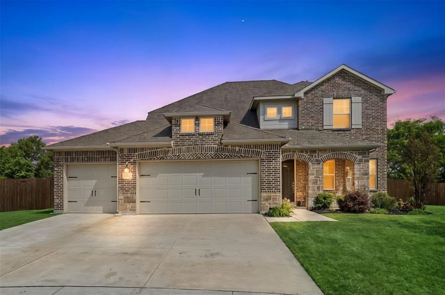 Welcome to this beautifully designed 4-bedroom, 3.5-bath Ashton Woods home where style, comfort, and functionality come together from the moment you walk in. Natural light fills the space, highlighting thoughtful finishes and creating a warm, inviting feel throughout. The main living area is open and spacious, centered around a cozy fireplace and a wall of windows that bring in peaceful backyard views. The kitchen is built for both everyday living and entertaining, featuring a large island with seating, built-in appliances, ample storage, and a bright breakfast nook. The primary suite offers a private retreat with a well-appointed bath including dual sinks, a soaking tub, separate shower, and a walk-in closet. Secondary bedrooms are generously sized and offer flexibility for guests, work-from-home needs, or growing households. Upstairs, a versatile bonus living area adds even more space to relax or gather. Step outside to an expansive backyard with a covered patio, perfect for enjoying quiet evenings or hosting friends and family. Situated on an oversized half-acre lot at the back of the neighborhood, the home backs to a greenbelt with mature trees, offering added privacy and a peaceful setting with minimal traffic. This energy-efficient Ashton Woods home features numerous custom touches and is located in a community with desirable amenities. A rare opportunity to enjoy space, privacy, and thoughtful design all while getting the right home at the right price. 3D tour available online. Home features custom storage options added by the owner to maximize functionality of the home.