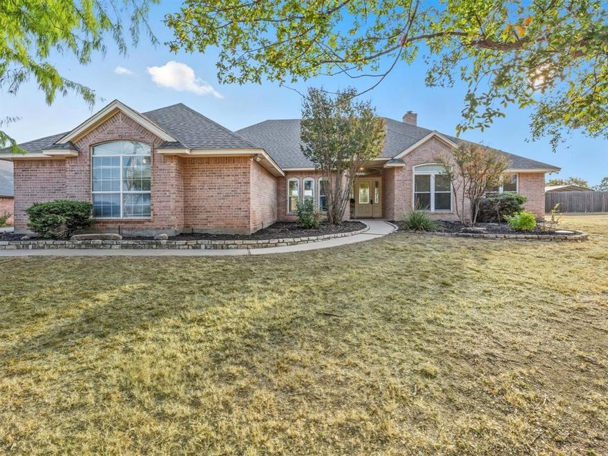 Beautifully refreshed 4-bedroom, 3-bath home in a quiet Granbury neighborhood! Move-in ready with many updates to include appliances, new quartz countertops, new carpet with thick padding, and fresh interior paint. The open floor plan features spacious living and dining areas perfect for gatherings and the large utility room with sink help make laundry day a breeze. Enjoy a large fenced backyard ideal for pets or play, plus a workshop for projects or extra storage. Roof replaced 3 to 4 years ago. Property offers RV parking, a large driveway, and a three-car garage, giving plenty of room for vehicles, trailers, or guests. No HOA! Conveniently located on the Weatherford side of Granbury with easy access to town, schools, parks, and shopping in historic Granbury Square. This home combines comfort, updates, and convenience in one great package.