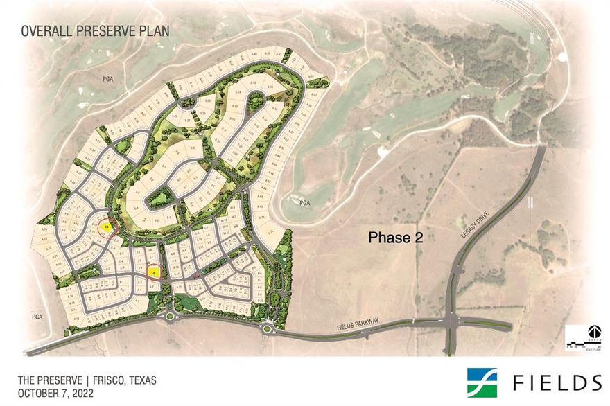 Incredible opportunity to build in the exclusive Preserve neighborhood at PGA Frisco with renowned custom builder, Endurance Homes! Lot will be ready to start construction Late Spring of 2024. This 12,819 square foot area lot is the perfect spot for the home of your dreams! The Preserve is being discussed as the premier neighborhood of the world. Like no other community in the area, it sits amidst two PGA Frisco championship courses. You will enjoy breathtaking views, rolling hills, lush greenspace and a guard-gated neighborhood. A spectacular place to call home, The Preserve also offers unparalleled amenities including multi-use trails alongside & connecting to the golf courses, $13M clubhouse, with pools, spa, tennis courts and fitness center. All designed under the direction of famed developer Fehmi Karahan. Available homesites range in size from 4,000 to 12,000 sq ft, starting around $4 million. Don't miss this once-in-a-lifetime opportunity to build your DREAM HOME at PGA Frisco!
