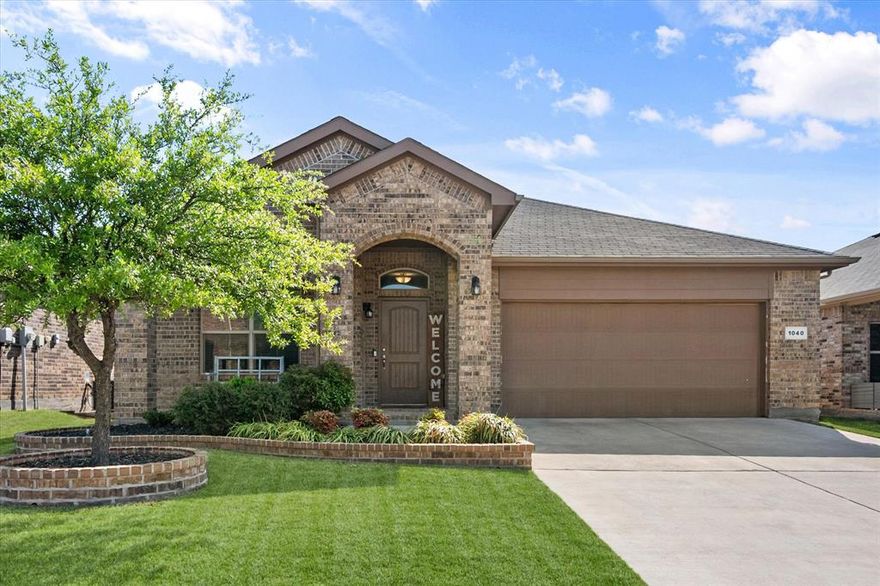 CITY OF BURLESON! Welcome to this beautifully maintained one-owner home in the desirable Deer Meadow community, built in 2018 and offering the perfect blend of modern comfort and move-in ready convenience. This 3-bedroom, 2-bath home features an open-concept layout that today’s buyers are searching for—ideal for both everyday living and entertaining.

Step inside to a bright and inviting living space filled with natural light, seamlessly flowing into the kitchen and dining areas. The kitchen offers ample counter space, modern finishes, and a layout designed for both functionality and connection. The private primary suite is thoughtfully positioned and features an ensuite bath and spacious closet, while two additional bedrooms provide flexibility for a home office, guest space, or growing household.

Enjoy a generously sized backyard with room to relax, entertain, or create your own outdoor oasis. Whether you're looking for a newer construction home, a first home, or a low-maintenance property in a growing area, this one checks all the boxes.

Located in a sought-after neighborhood with convenient access to shopping, dining, and major highways, this home offers both comfort and accessibility.

**You don’t want to miss the Open House on April 12th from 12–2 PM—come see it in person!**