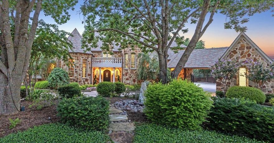 A newly completed full-home remodel in the exclusive gated lake community of Point Noble. Situated on a 1-acre private cul-de-sac lot, this 7-bedroom estate and separate apartment suite was reimagined for luxury living with everything today’s buyers are looking for. Added features include a regulation indoor basketball, volleyball, pickleball court with three adjustable hoops and electric scoreboard. A fully equipped workout gym with large storage and bath connect directly to the basketball court and large veranda for seamless workout-to-relaxation. The 20-ft foyer has floor-to-ceiling windows framing the resort-style backyard, where tiered pools, a hot tub, fire pit, covered veranda with phantom screens, outdoor kitchen, and stone fireplace create an entertainer’s dream. A whole-home generator provides automatic backup power to the entire property ensuring uninterrupted comfort. Inside, newly refinished hardwoods flow throughout, and a fully reconfigured chef’s kitchen is equipped with new high-end appliances, oversized island, and designer lighting. The primary suite emphasizes spa-like living with a freestanding tub beside the fireplace, an 11-ft deep steam shower, heated floors, coffee bar, full living room adjoining the sleeping quarters, and two separate dressing areas with ample storage including a hidden closet system. The home’s thoughtful layout features both upstairs and downstairs laundry, dual staircases, and on the main level a private guest suite offers its own spacious walk-in shower and closet. Additional highlights include a recently installed slate roof, top-tier media room, wine cellar, dry bar, private office with bonus workspace, and an additional exterior sport court and all covered porches featuring remote screens. With room for additional 8-car parking, this home offers privacy, luxury, and modern ammenities in one of the area’s most tranquil lake communities.