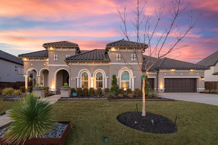 ***Multiple Offers: Deadline March 21, 5:00 pm***
Stunning Phillips Creek Ranch home, tucked within the Estates at Windrose, built for entertainment, with multiple walls of sliding glass doors, letting the outside in and showcasing the front courtyard, expansive back patio, pool, spa and breathtaking view. With four bedrooms and four full baths in the 5400+ sf of main home and a private detached casita, offering an additional bedroom and full bath, you will find custom tile and high-end build out selections throughout.