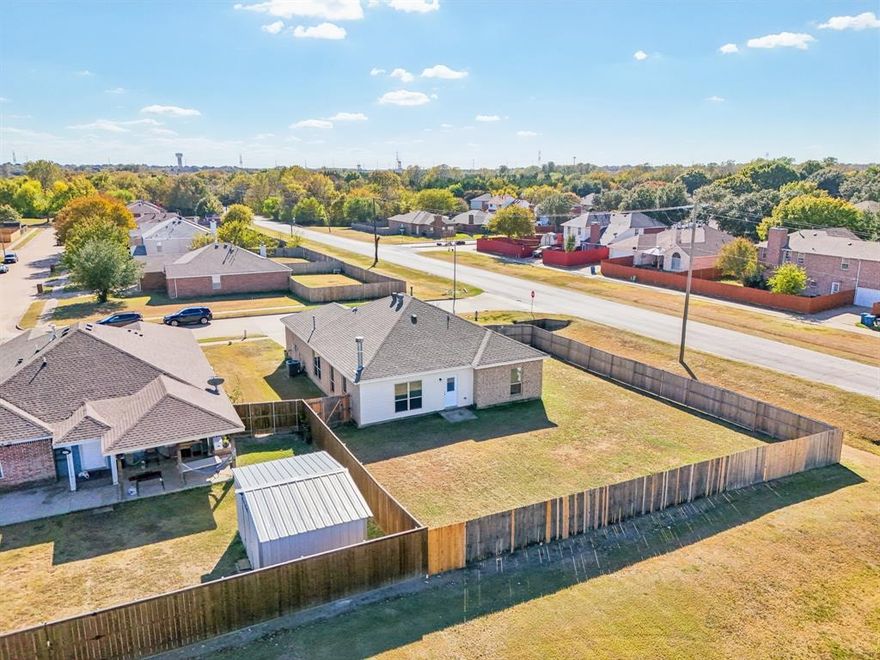 Move in Ready........ Built in 2016, it features a bright and open concept layout with 9-foot ceilings, 3 spacious bedrooms, 2 full baths, and a versatile  
Office- Flex Space that is perfect for working from home, hobbies, or a 4th Bedroom.  The Primary Bedroom is Split from the Secondary Bedrooms.   The kitchen is beautifully appointed with granite countertops, abundant cabinetry, and a great Open flow for entertaining. Situated on a corner lot, this property offers an oversized, fully fenced backyard—nearly a quarter of an acre—providing plenty of space for pets, play, gardens, or outdoor entertaining.
Conveniently located near major roadways, shopping, and restaurants, this home combines modern comfort with everyday convenience.
This home is the one you have been looking for!