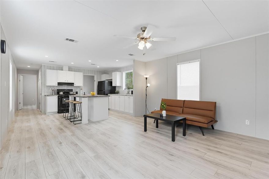 This BRAND NEW 3-bedroom, 2-bath home is designed for modern living with an open floor plan, a spacious eat-in kitchen, and sleek brand-new appliances, making it perfect for both everyday living and entertaining guests. Located just minutes from downtown Granbury, you'll have easy access to the historic square filled with charming boutiques, local restaurants, live entertainment, and seasonal festivals. Whether you're strolling along the scenic Brazos River, catching a show at the Granbury Opera House, or enjoying a day on the lake, there’s always something exciting to do!
Beyond the home, this community offers resort-style amenities including a clubhouse, park, sparkling pool, and private lake access. Spend your days swimming, fishing, or kayaking, or relax in the serene outdoor spaces. The community is also golf cart-friendly, making it easy to explore and connect with neighbors!