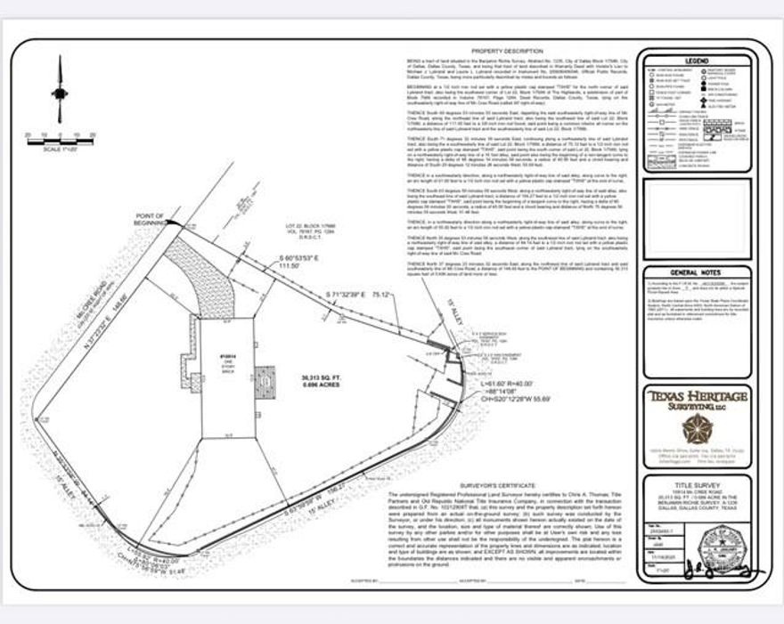 ATTENTION BUILDERS:  .696 Acre lot in Lake Highlands, zoned RISD and coveted Wallace Elementary.  Don't miss this opportunity that has the potential to be divided into 2 or 3 separate SFR lots.   Current structure scheduled for demo.  Do not access the structure, this is for land value only.  See Survey and City of Dallas Guidelines for Platting in documents.  Please contact LA for offer instructions.  Listing Agent is related to seller.