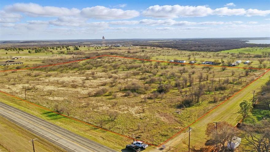 Wide open, 24 acre tract in Jacksboro, Texas. This property is in the city limits, is zoned single family and is ready for new owners to bring their vision to life. With the location and highway frontage, this property is incredibly convenient. It is shaped nicely, and is flat making it easy to build on, and primed for development. Current zoning is Single Family 1. Call for further details!