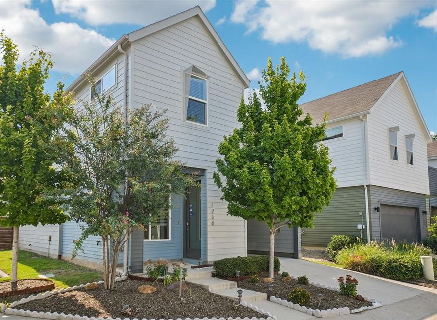 Welcome to this beautiful property, where every detail has been thoughtfully considered. The interior boasts a neutral color paint scheme, creating a calming and inviting atmosphere. The kitchen is a chef's dream, equipped with all stainless steel appliances and an accent backsplash that adds a touch of elegance. The primary bedroom is a true retreat, featuring a walk-in closet and double closets for ample storage. Outside, you'll find a patio perfect for entertaining and a fenced-in backyard offering privacy and space. This property is a must-see for those seeking a blend of style and comfort. This home has been virtually staged to illustrate its potential. Home comes with a 100-Day Home Warranty and a 7-Day Home Test Drive to move in 7 days early for free