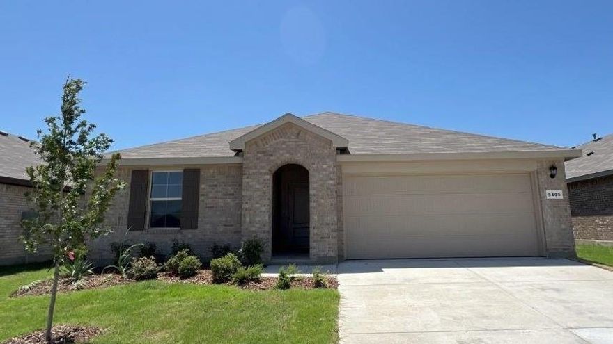 New and Move-in Ready! Now selling the new phase at D.R. Horton's Rosewood at Beltmill in North Fort Worth and Eagle Mountain-Saginaw ISD!! Gorgeous Single Story 4 bedroom Justin floorplan-Elevation A, on a premium corner lot, complete and available for a Quick Move-in! Modern open concept with Living and Dining opening to large Chef's Kitchen located in the heart of the Home complete with Island, Granite Countertops, Stainless Steel Appliances, Gas Range and walk-in Pantry. Large main Bedroom with 5 foot over sized shower and walk-in Closet. Tiled Entry, Hallways and Wet areas plus Home is Connected Smart Home Technology Pkg. Covered front porch and back Patio, 6 foot stained fenced Backyard, Gas Tankless Water Heater, Landscape Pkg with full sod, Sprinkler System and more! Playground and Amenity Center with resort-style pool. Nearby nature, wildlife, and outdoor activities include Eagle Mountain Lake offering Boat and Jet Ski rentals; Eagle Mountain Park offering hiking trails, nature; and Twin Points Park offering seasonal beach and party area rentals.