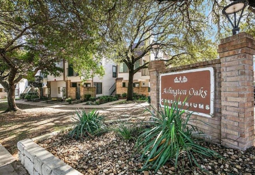 Welcome to this charming 1 bedroom, 1 bathroom condo in the desirable Arlington Oaks community that offers comfortable, low-maintenance living at 2311 Balsam Dr., Unit H308, Arlington, TX 76006. Step into an efficient and inviting layout perfect for singles, couples, or anyone seeking convenience in North Arlington. The well-appointed kitchen comes fully equipped with appliances, including a dishwasher, microwave, refrigerator, and a space-saving stackable washer and dryer—no more trips to the laundromat! Enjoy the benefits of condo living with community amenities like a refreshing pool , tennis court, picnic area and sauna, making it ideal for relaxing after a long day. The location can't be beat: minutes from major employers, entertainment at AT&T Stadium, Globe Life Field, Six Flags Over Texas, Hurricane Harbor, shopping, dining, and major highways for an easy commute to Dallas or Fort Worth. This third-floor unit (H308) provides great natural light and a peaceful setting in a well-established complex.