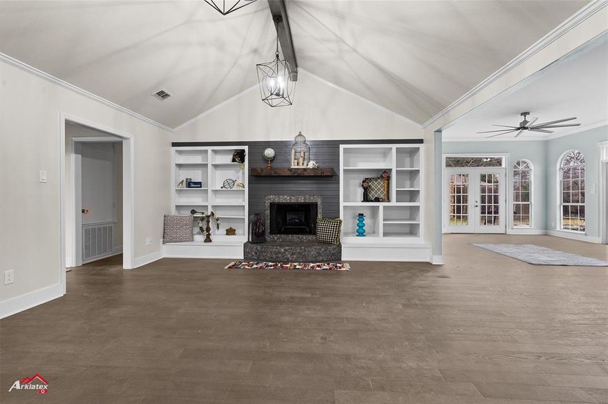 Welcome home to this gorgeous fully renovated dream of a home nestled right in the heart of a well loved and highly sought out north Bossier City neighborhood. You will love the open floor plan and spacious layout this home provides.  The site lines are fabulous; the backyard view is private and serene!  This 3 bedroom, 2 bath beauty will not last long.  The fireplace and triple bookshelf built-ins offer a coziness and class that is hard to find. The materials chosen for the renovation are of the highest quality and have a look of sophistication and style!! It even boasts a 10x20 shop that has electricity and the kitchen has a huge pantry! Lots of entertaining space in the back patio areas with a gorgeous pergola. Call today for a showing.  We can't wait to welcome you home to Hickory Ridge!