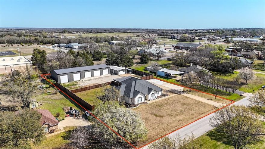 Welcome to this one-of-a-kind home at 514 Preston Dr, Pottsboro, TX, offering both comfort and functionality in a beautiful setting. This spacious 4-bedroom, 3.5-bathroom home features 2631 sq ft of living space plus an additional finished media room of 672 sq ft, perfect for families looking for room to grow.
The property sits on a generous 1-acre lot, providing ample outdoor space for relaxation and recreation. Enjoy the convenience of an automatic irrigation system and an 8-foot privacy fence with solar lights, creating a peaceful and secure environment.
Inside, the home offers a thoughtfully designed layout, including two en suites for added privacy and a Jack-and-Jill bathroom connecting two of the bedrooms. The updated laundry room adds modern convenience. The master bedroom features a large walk-in closet, and the living area boasts a cozy gas fireplace, perfect for family gatherings.
For those with hobbies or needing extra storage, the detached two-car garage is complemented by a massive 4,066 sq ft workshop. The workshop is equipped with water access, an overhead door, providing endless possibilities for work or play.
Additional updates include a newer AC unit, ensuring year-round comfort. Outside, the property offers plenty of space for parking recreational vehicles, including an RV or boat, and is just minutes from Lake Texoma, local schools, and amenities like the new Brookshire’s grocery store.
This property combines comfort, functionality, and a prime location, making it the perfect place to call home.

Information Deemed Reliable But Not Guaranteed
