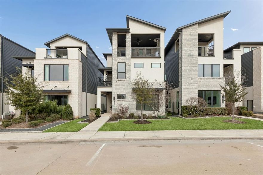 Located in the sought-after Danielle at Craig Ranch community, this beautifully designed and meticulously maintained three-story home offers 3 bedrooms, 3 full baths, and 1 half bath with a functional and versatile layout. Lives like a townhome with the perk of no shared walls with your neighbor.

The first floor features a private bedroom and full bath, ideal for guests, along with an open-concept living room, dining area, and kitchen. Wood floors flow throughout the main living spaces, and the kitchen is equipped with stainless steel appliances, a large island, and ample cabinetry. Step outside to the covered patio, with convenient access to the attached two-car garage.

On the second floor, the spacious primary suite offers a spa-inspired ensuite bath with a large walk-in shower and two walk-in closets. An additional bedroom with its own ensuite bath, a dedicated laundry room, plus a den and private office provide flexibility for everyday living. Enjoy fresh air from the second-floor balcony.

The third floor features a generous game room, half bathroom, and another private balcony, perfect for movie nights, entertaining or relaxing.

Located within highly rated Frisco ISD and just minutes from shopping, dining, and major thoroughfares, this home combines style, space, and convenience in the heart of McKinney.