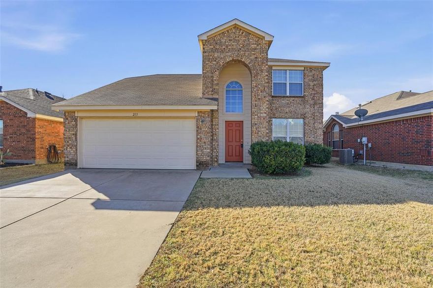 From the moment you enter this updated home you will feel the inviting atmosphere with so much natural lighting and neutral paint throughout that is perfect for relaxing and or entertaining friends and family. Beautiful luxury vinyl planks throughout the downstairs except for in the primary bedroom. Upon entry you have a formal dinning room and or a flex space. The kitchen boasts granite countertops, stainless steel appliances, lots of cabinets, large walk in pantry, and is open to the living room and second eating area. The living room does have a wood burning fireplace with gas starter and decorative mantle. The spacious primary bedroom is downstairs and separated from the other three bedrooms upstairs. It has it's own ensuite with dual sinks, separate shower, soaking tub, and generous sized walk in closets. Downstairs you also have the convenience of a half bath. Up the stairs is a second living area great for kids to gather and play along with three additional bedrooms and a full bathroom. The carpet is only around two years old. Enjoy the large backyard with no neighbors behind you. The community has a pool, clubhouse, walking trail, and more.